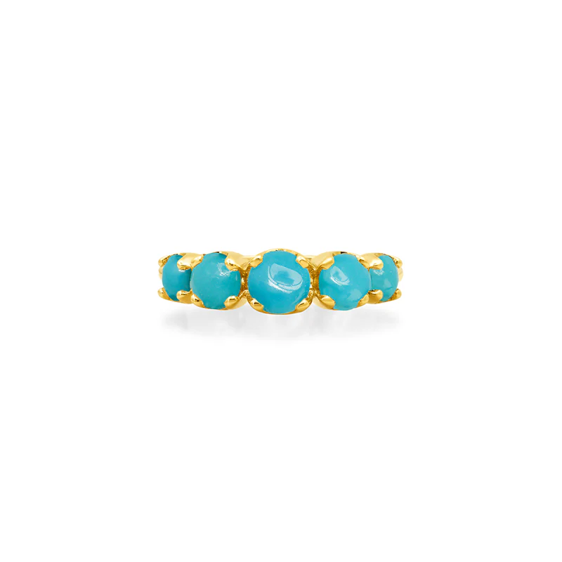 Large Graduated Turquoise Ring - Image 2