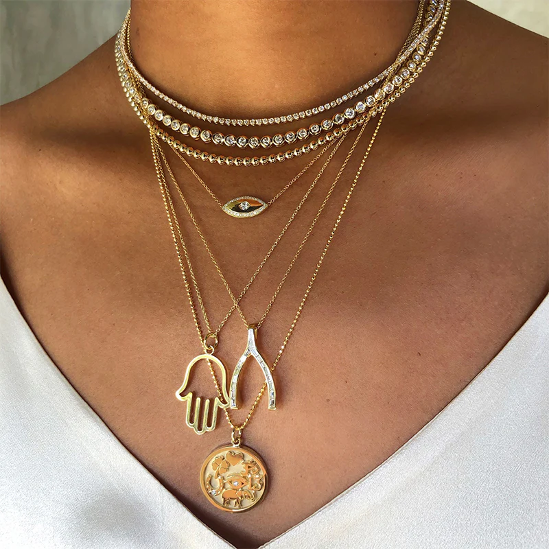 Large Hamsa Necklace - Image 3