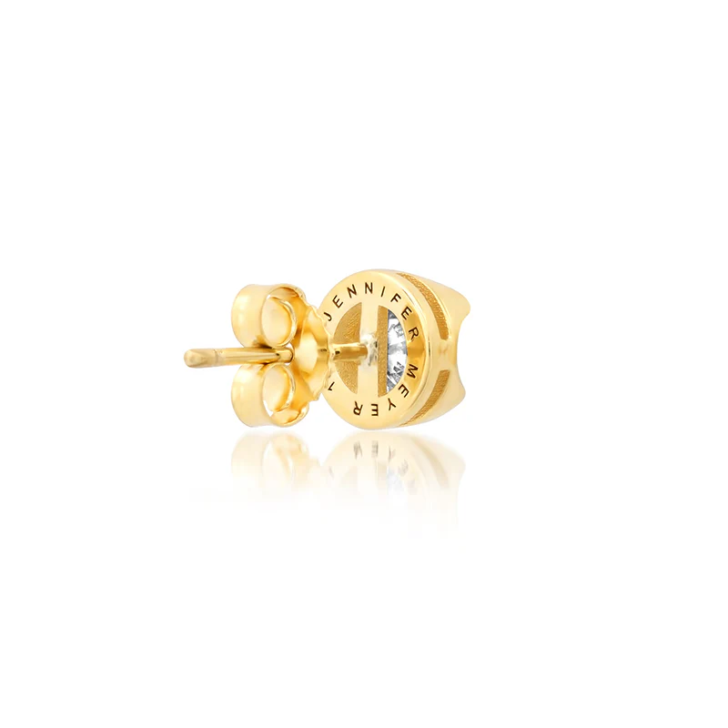Single Large Illusion Set Diamond Stud - Image 3