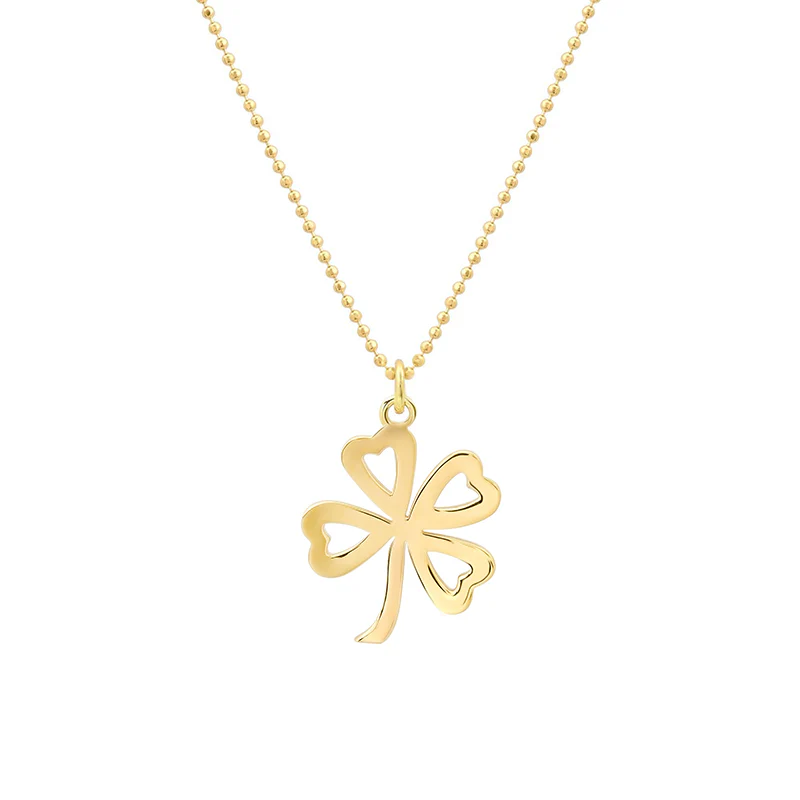 Large Open Clover NecklaceĀ