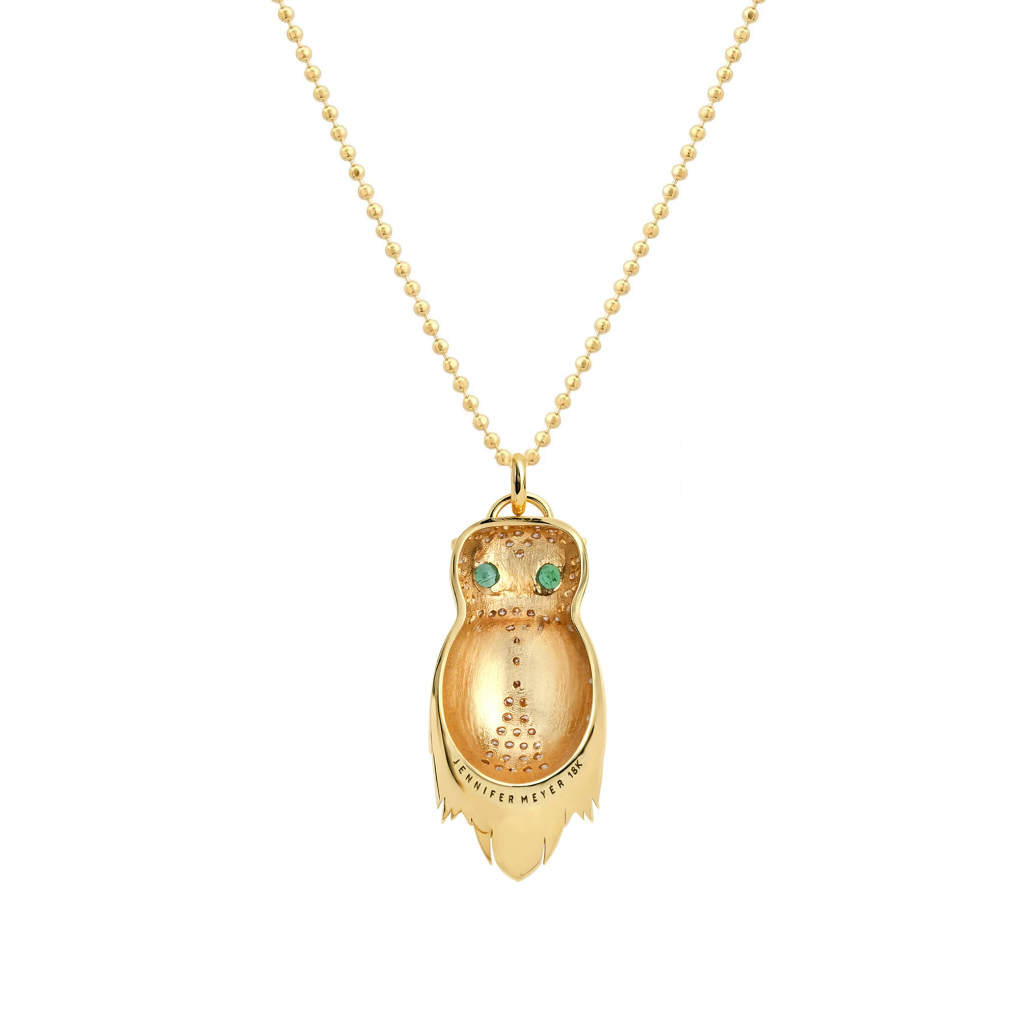 Diamond Owl Necklace - Image 2