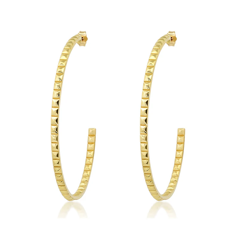 Large Square Hoops
