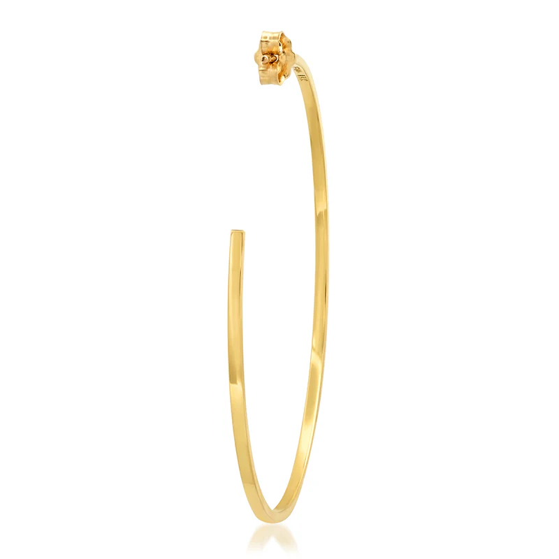 Large Thin Hoops - Image 3