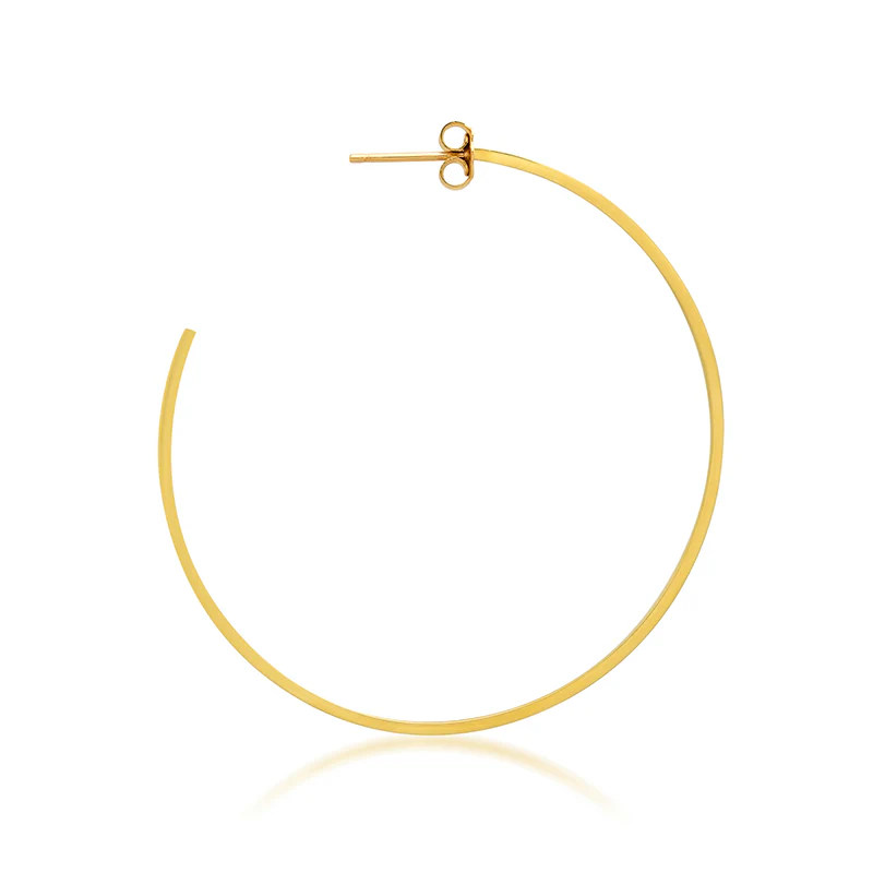 Large Thin Hoops - Image 4