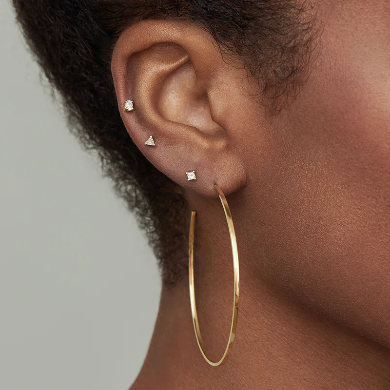 Large Thin Hoops - Image 5