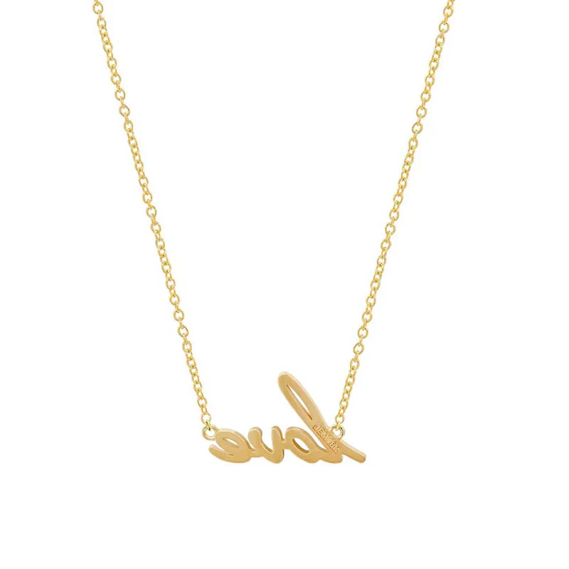 Love Script Necklace - Image 2