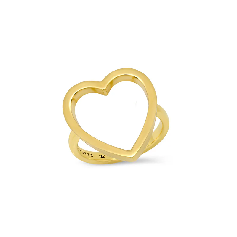Luxe Open Heart Ring
