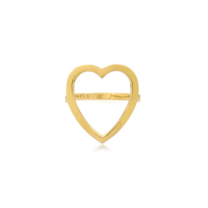 Luxe Open Heart Ring - Image 2