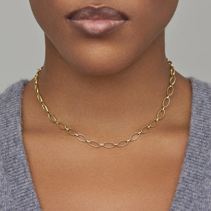 Medium and Small Edith Link Necklace - Image 4