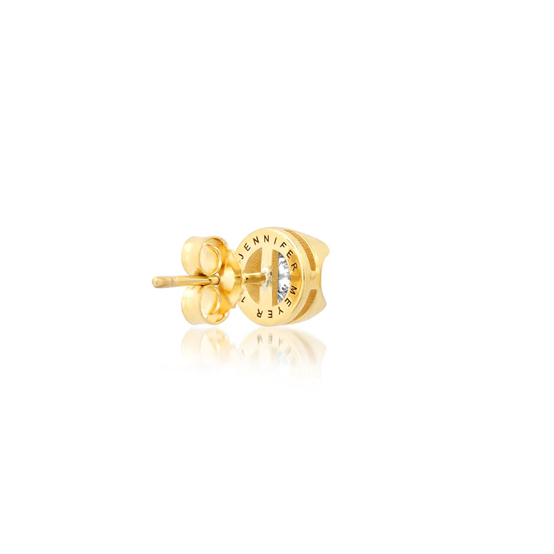 Medium Illusion Set Diamond Studs - Image 3
