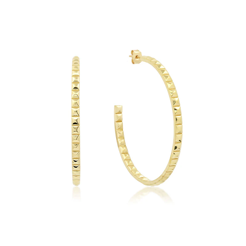 Medium Square Hoops - Image 2