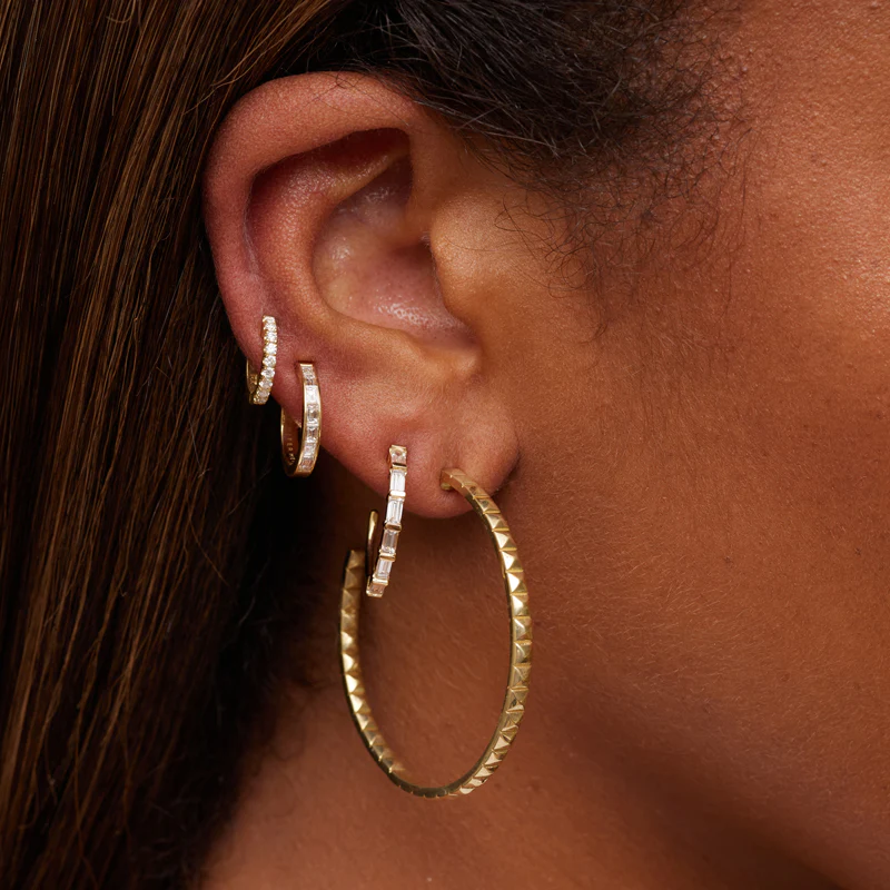 Medium Square Hoops - Image 5