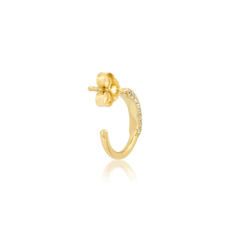Mini 3-Sided Diamond Hoops - Image 4