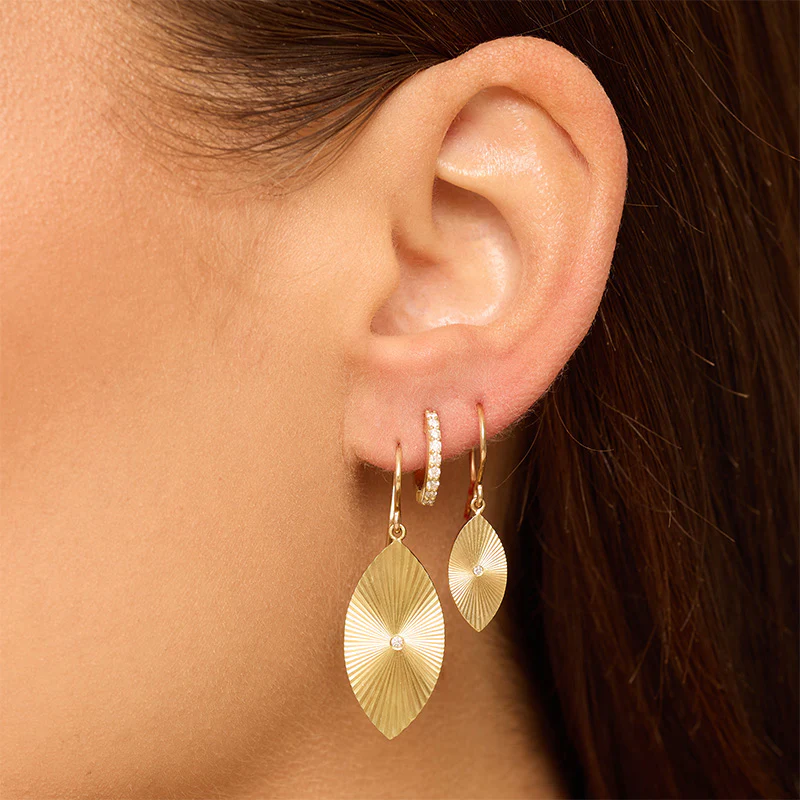 Mini 70's Evil Eye Earrings - Image 5