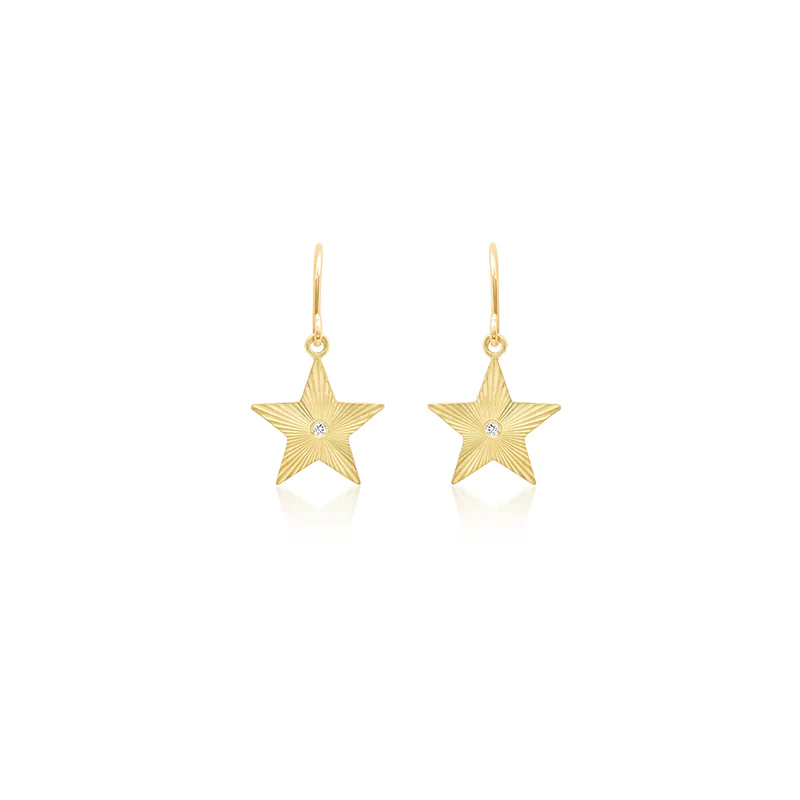 Mini 70s Star Earrings