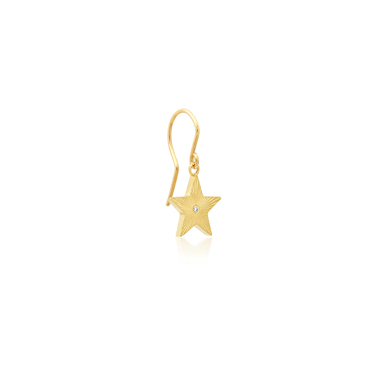 Mini 70s Star Earrings - Image 2