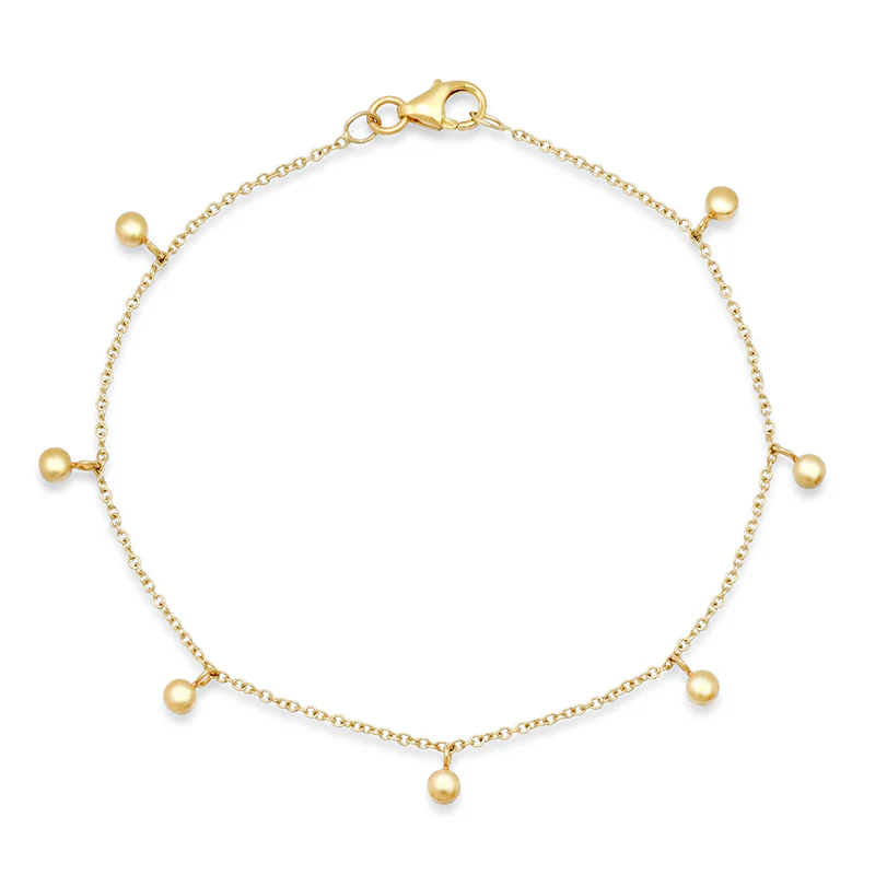 Mini Bezel Dangle Bracelet