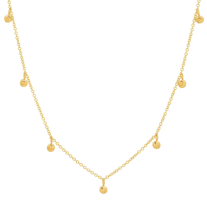 Mini Bezel Dangle By-The-Inch Necklace