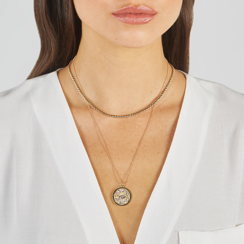 Bezel Tennis Necklace - Image 6
