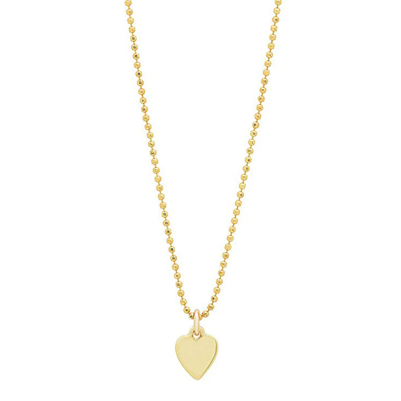 Mini Heart Charm Necklace