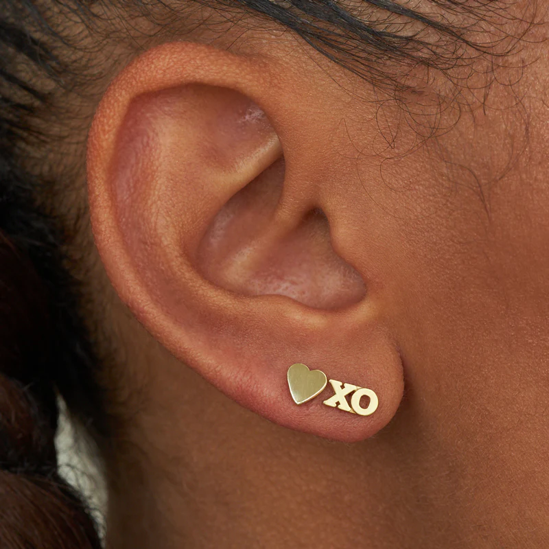 Mini Heart Studs - Image 6