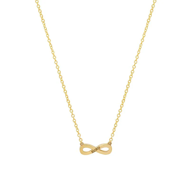 Diamond Mini Infinity Necklace - Image 2