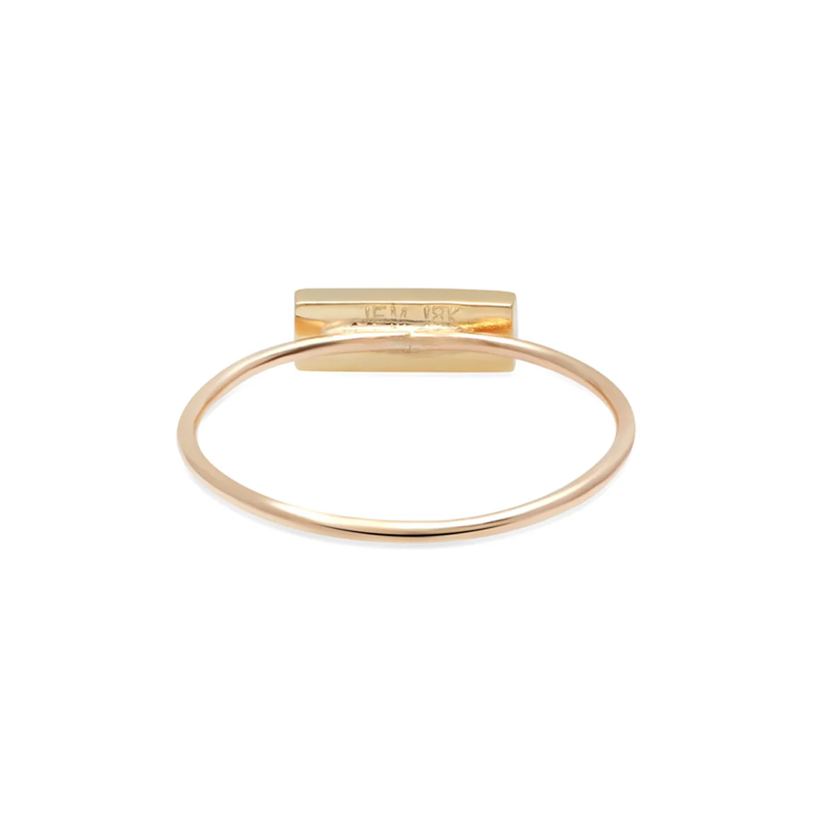 Lapis Inlay Bar Ring - Image 3