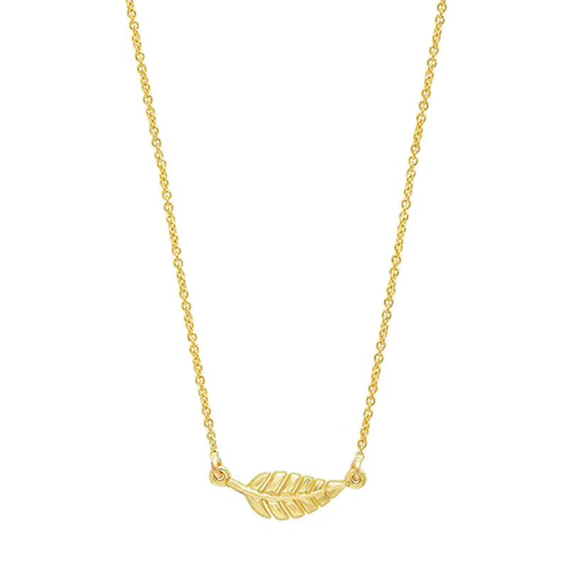 Mini Leaf Necklace