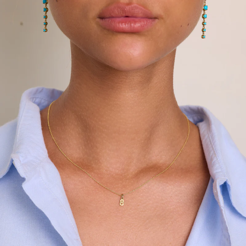 Mini Number Necklace - Image 2