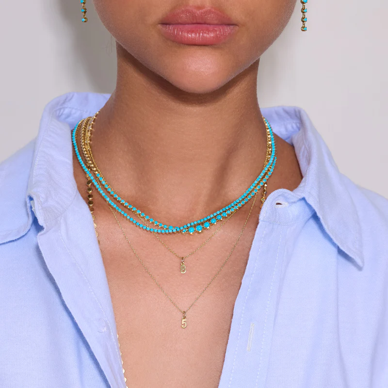 Mini Number Necklace - Image 3