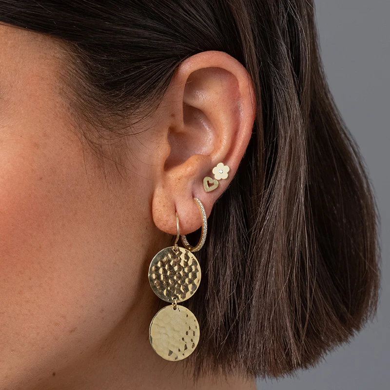 Mini Open Heart Studs - Image 5