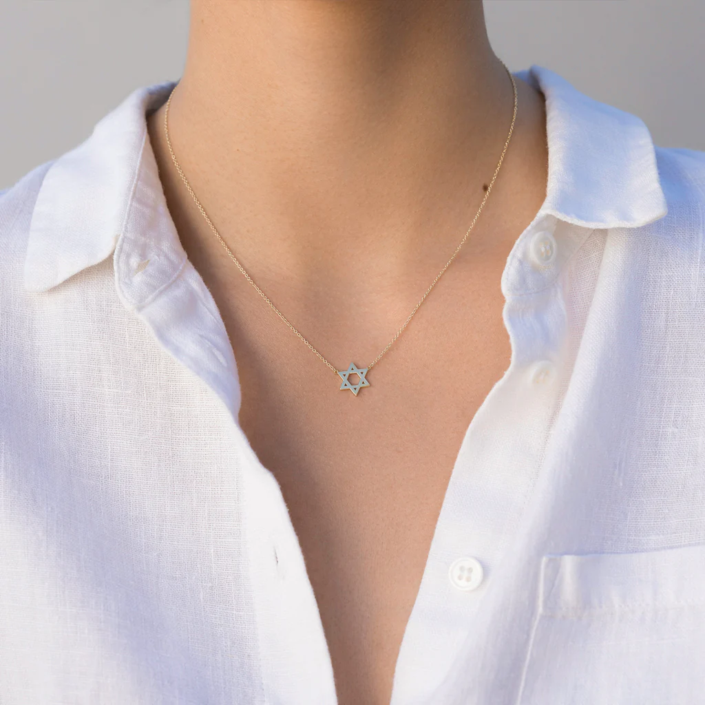 Mini Star of David Necklace - Image 4
