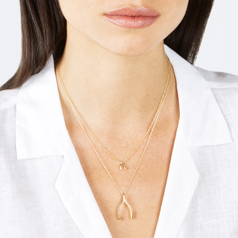 Mini Wishbone Necklace - Image 5