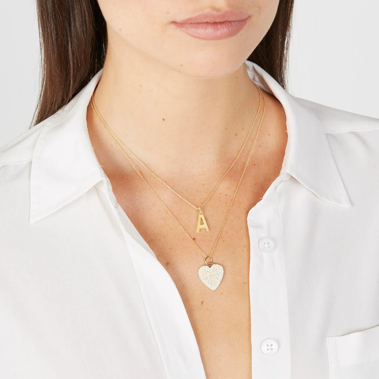 Uppercase Letter Necklace - Image 5