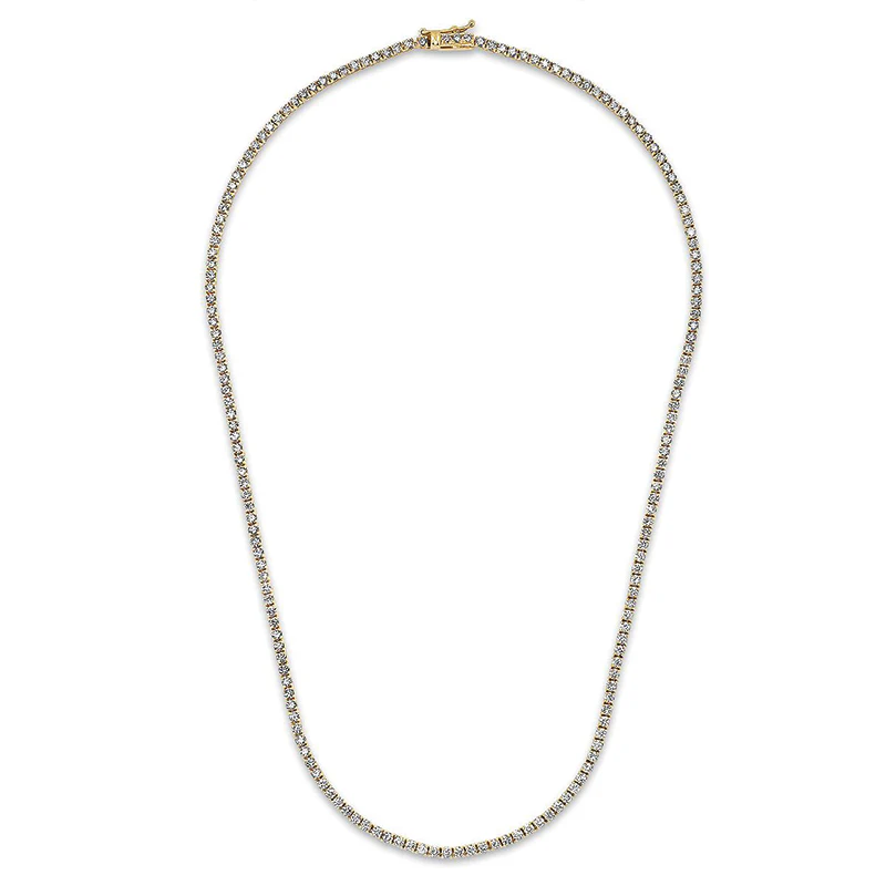 4-Prong Diamond Tennis Necklace - Image 2