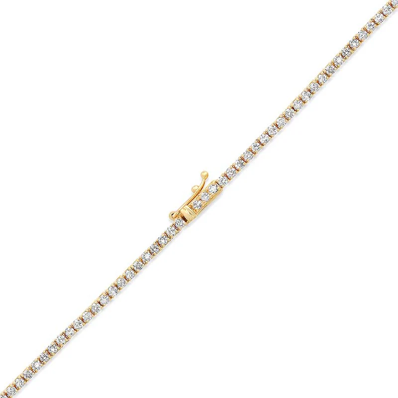 4-Prong Diamond Tennis Necklace - Image 3