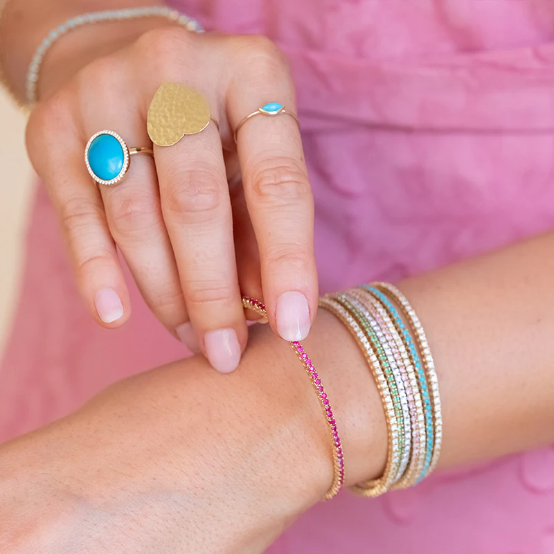 4-Prong Diamond Tennis Cuff - Image 4