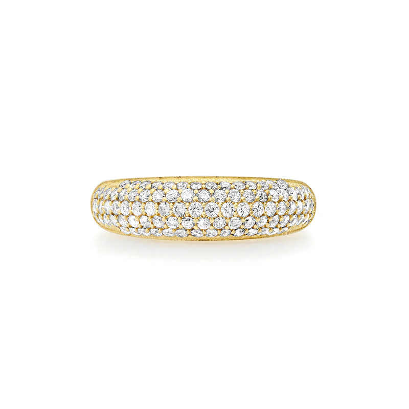 Small Diamond Dome Ring - Image 2
