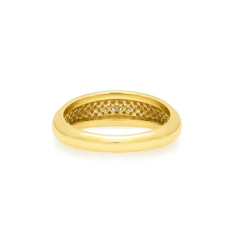 Small Diamond Dome Ring - Image 4