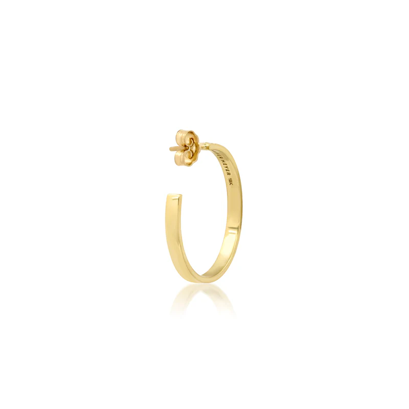 Small Diamond Ellen Hoops - Image 4