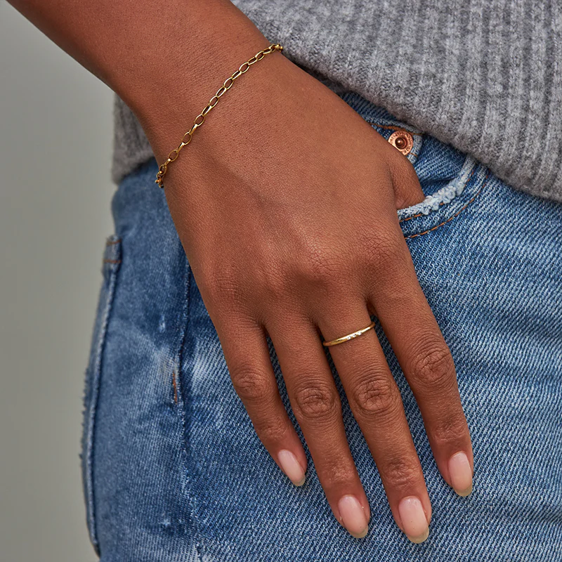 Small Edith Link Bracelet - Image 2