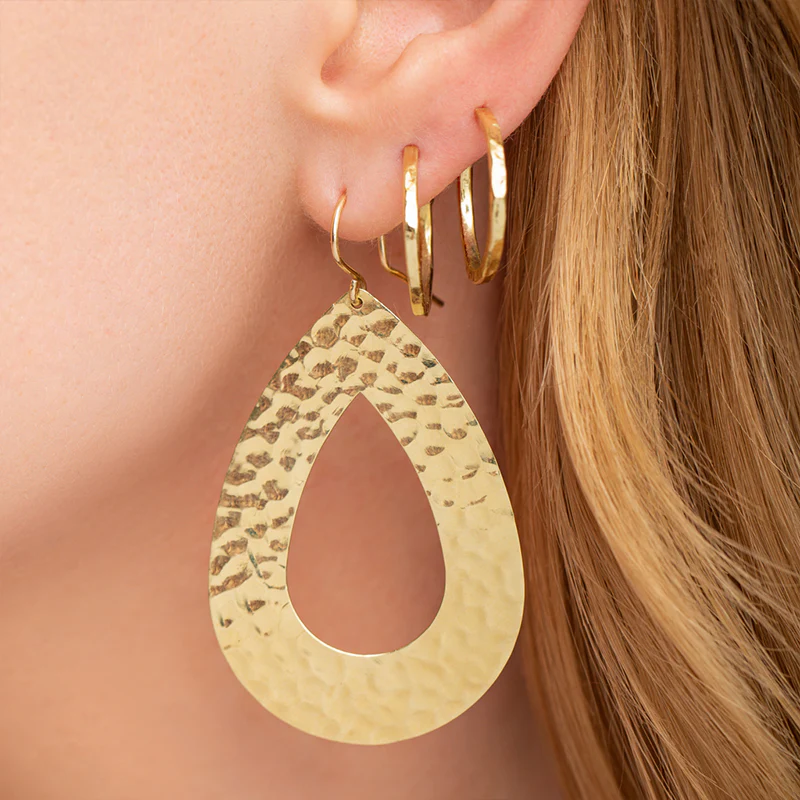 Small Hammered Hoops - Image 3