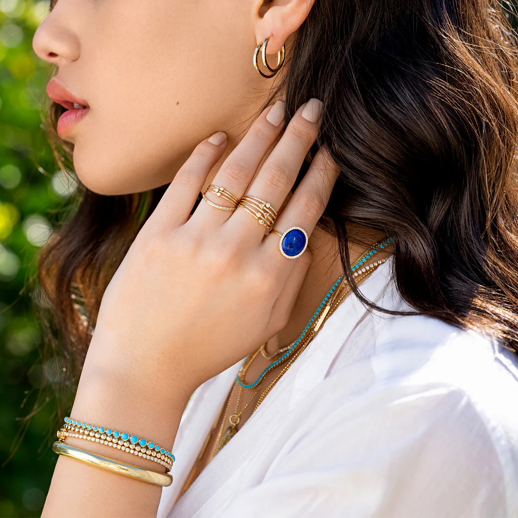 Small Hammered Hoops - Image 4