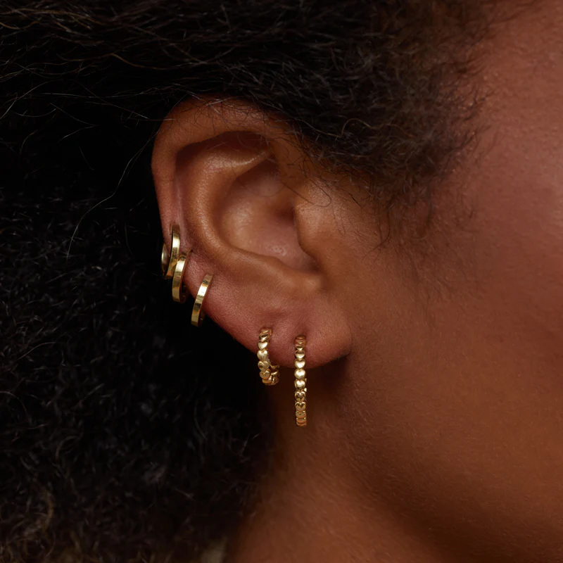 Small Heart Hoops - Image 5