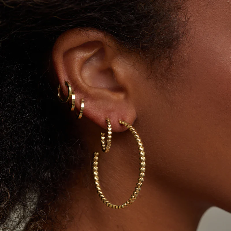 Small Heart Hoops - Image 6
