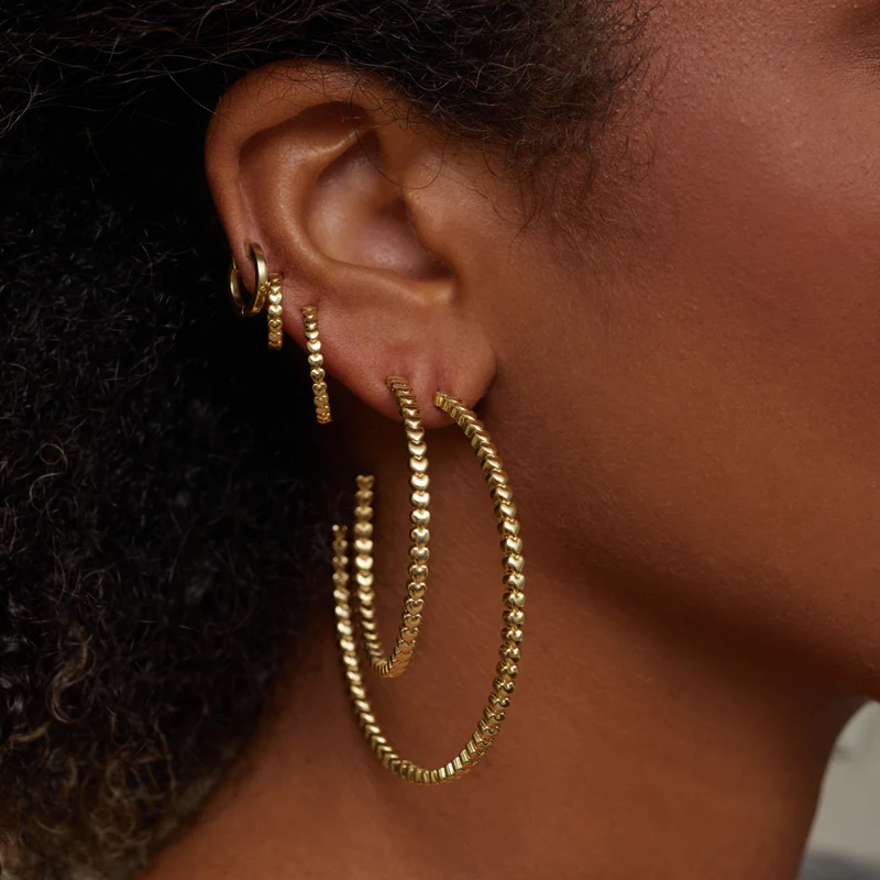 Small Heart Hoops - Image 7