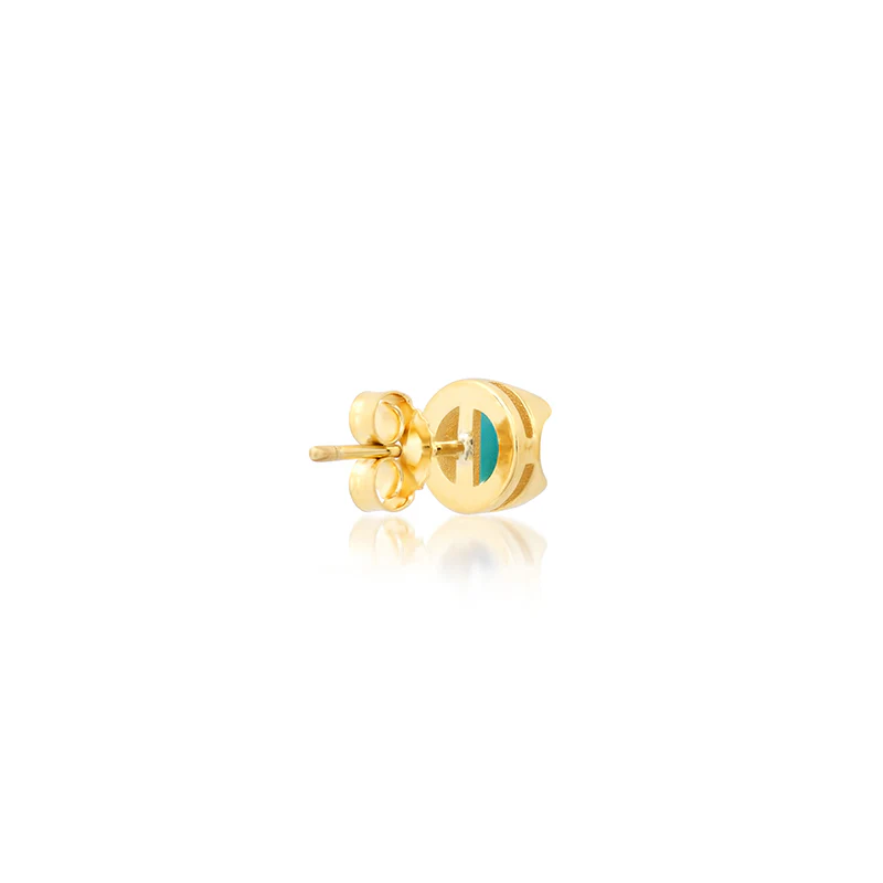 Small Illusion Set Turquoise Studs - Image 3