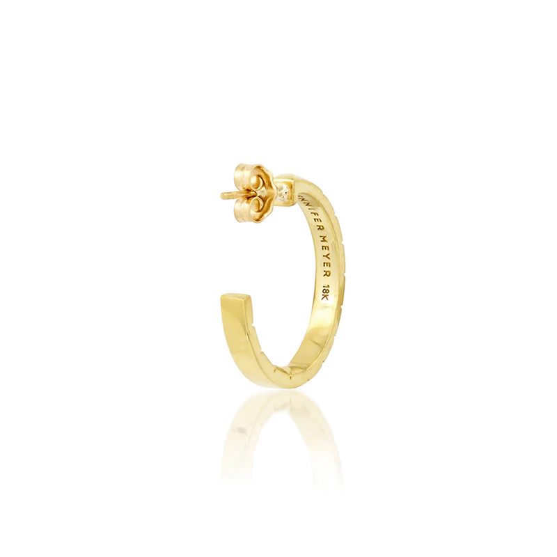 Small Square Hoops - Image 4
