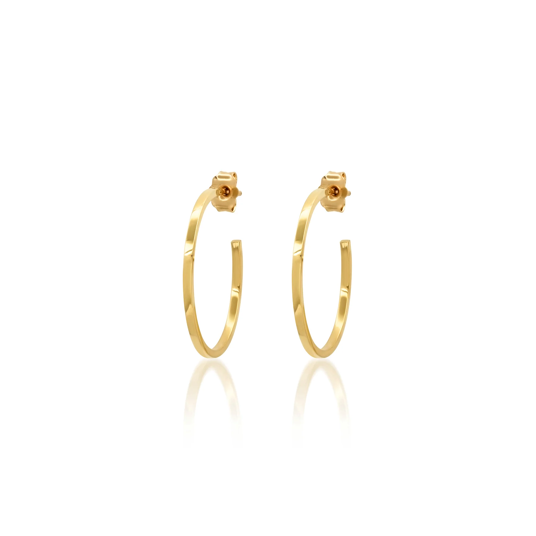 Small Thin Hoops