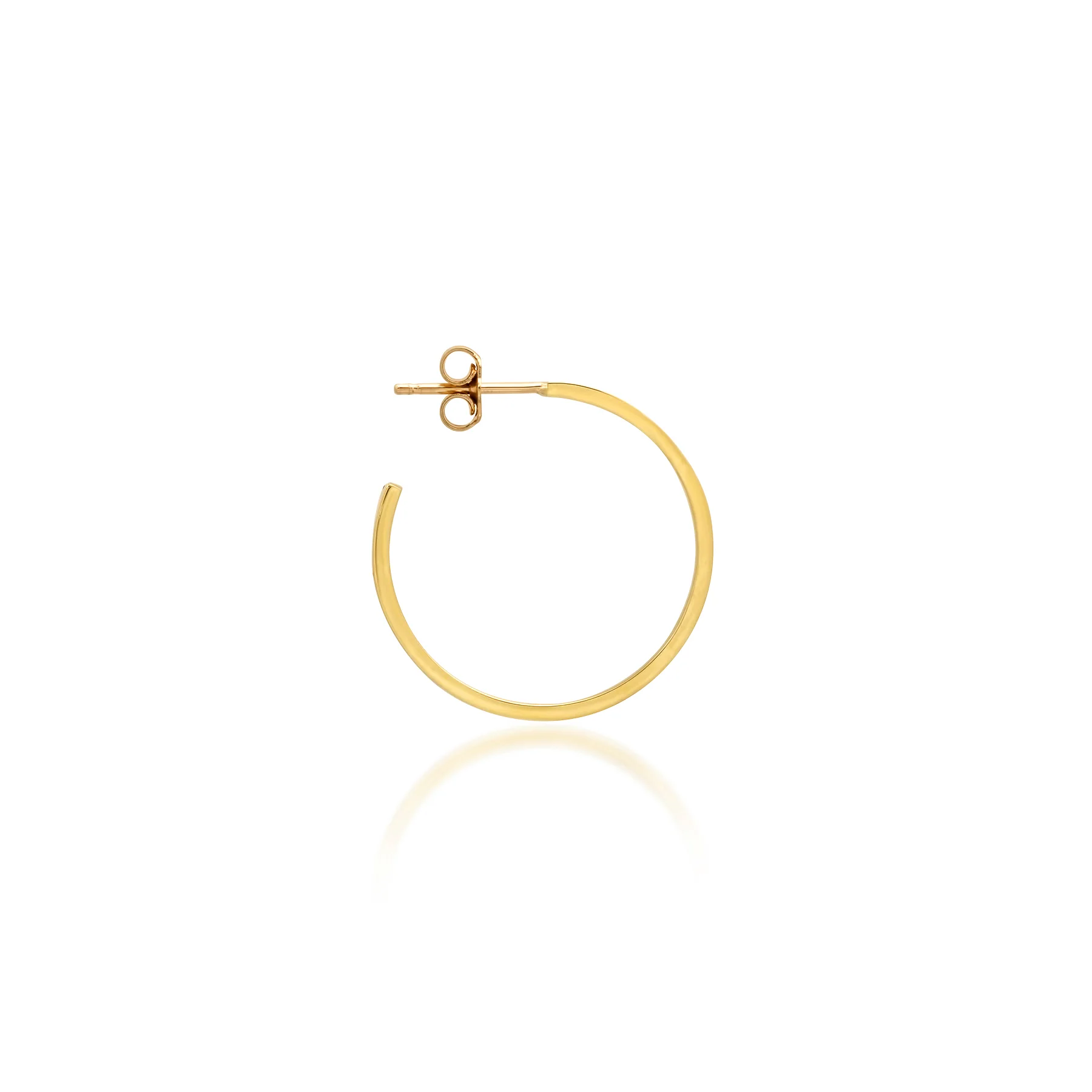 Small Thin Hoops - Image 4